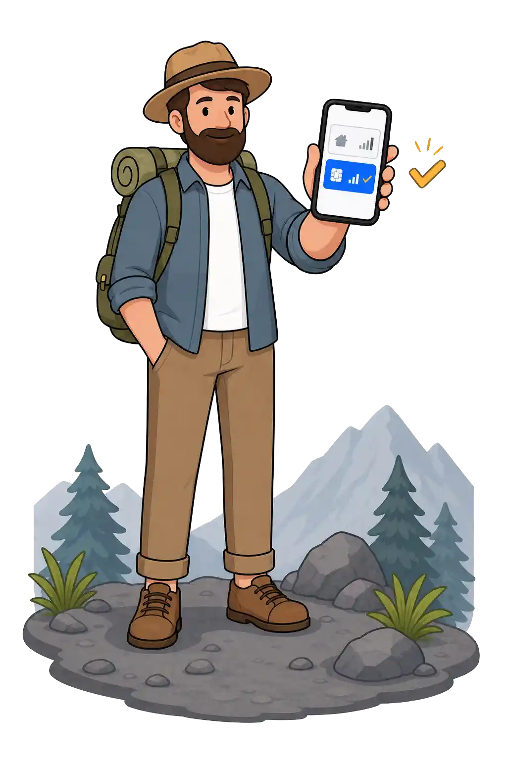 Keep your number. No SIM swap.